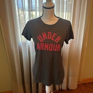 Under Armour Woman’s Heat Gear T Shirt, Size Small